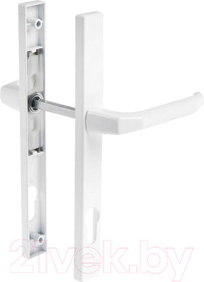 Ручка дверная No Brand Пружина 92/25  (белый)