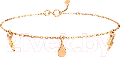 Браслет из розового золота ZORKA 650053.14K.R.ZZ (18см)