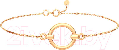 Браслет из розового золота ZORKA 650056.14K.R.ZZ (18см)