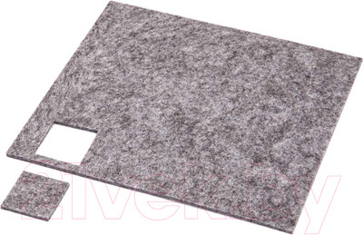 Протектор для мебели AKS Фетровая 25x25 1 лист 36шт (серый)
