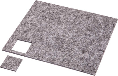 Протектор для мебели AKS Фетровая 30x30 1 лист 25шт (серый)