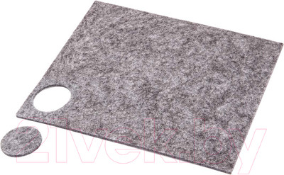 Протектор для мебели AKS Фетровая d25 1 лист 36шт (серый)