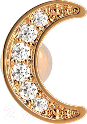 Моносерьга из розового золота ZORKA 310461S.14K.R (с фианитами)