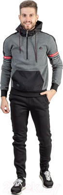 Спортивный костюм Isee SW55499 (р.52, черный/серый)