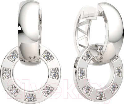 Серьги из серебра ZORKA 0310014 (с фианитами)