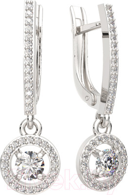 Серьги из серебра ZORKA 0310630 (с фианитами)