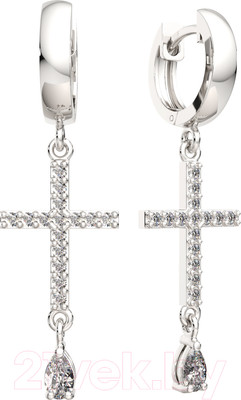 Серьги из серебра ZORKA 0310646 (с фианитами)