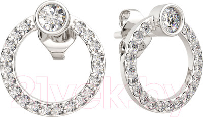 Серьги из серебра ZORKA 0310739.ZZ (с фианитами)