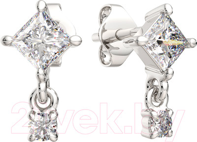 Серьги из серебра ZORKA 0310864 (с фианитами)