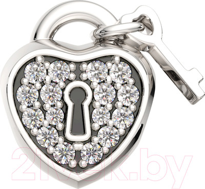 Шарм из серебра ZORKA 0440091 (с фианитами)