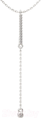 Колье из серебра ZORKA 0550019 (45см, с фианитами)