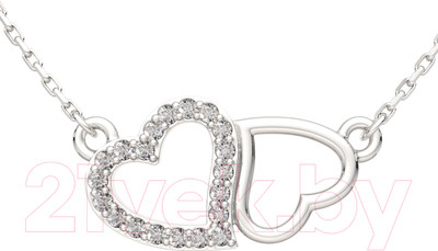 Колье из серебра ZORKA 0550062 (45см, с фианитами)