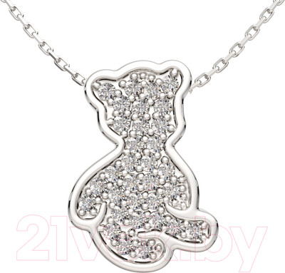 Колье из серебра ZORKA 0550080 (45см, с фианитами)