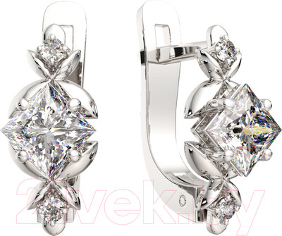 Серьги из серебра ZORKA 0310115 (с фианитами)