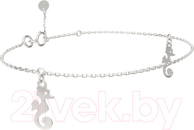 Браслет на ногу из серебра ZORKA 0650049 (28см)