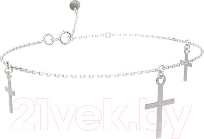 Браслет на ногу из серебра ZORKA 0650050 (28см)