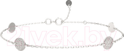 Браслет из серебра ZORKA 0650059 (18см)