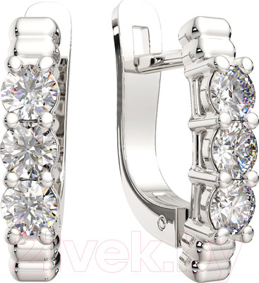 Серьги из серебра ZORKA 0310151 (с фианитами)