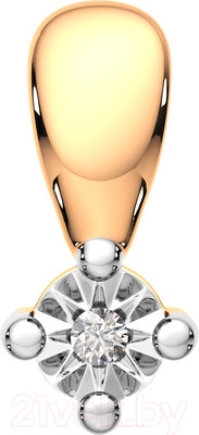 Подвеска из комбинированного золота ZORKA 4D00131.14K.B (с бриллиантом)