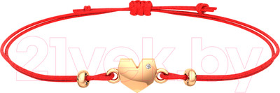 Браслет из розового золота ZORKA 6D0023.14K.R.02.ZZ (18см, с бриллиантом)