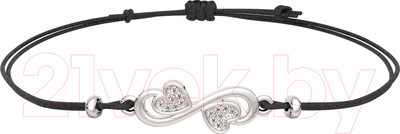 Браслет из серебра ZORKA 0670042.01 (18см, с фианитами)