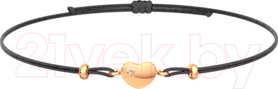 Браслет из розового золота ZORKA 6D0074.14K.R.01 (18см, с бриллиантом)