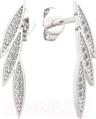 Серьги из серебра ZORKA 0310175 (c фианитами)