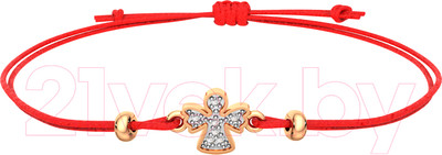 Браслет из розового золота ZORKA 670029.14K.R.02 (18см, с фианитами)