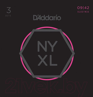 Струны для электрогитары D'Addario NYXL0942