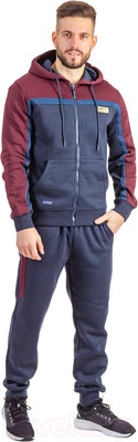 Спортивный костюм Isee SW56088 (р.50, темно-синий/бордовый)