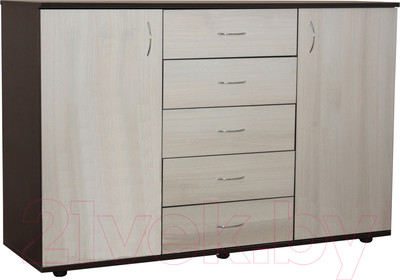 Тумба Мебель-Класс Мюнхен (венге/ясень шимо светлый)