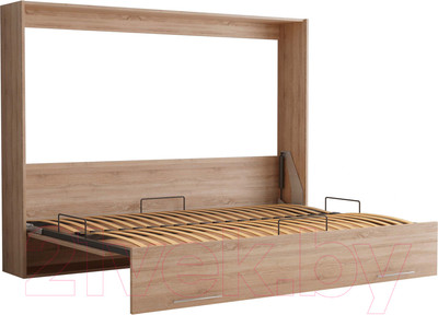 Шкаф-кровать трансформер Макс Стайл TNT 18мм 140x200 (Egger дуб бардолино натуральный Н1145 ST10)