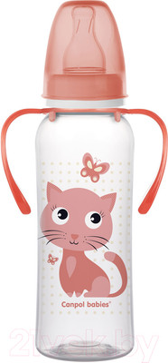 Бутылочка для кормления Canpol Cute Animals / 11/845 (250мл)