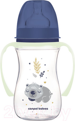 Бутылочка для кормления Canpol EasyStart Sleepy Koala / 35/237 (240мл, синий)