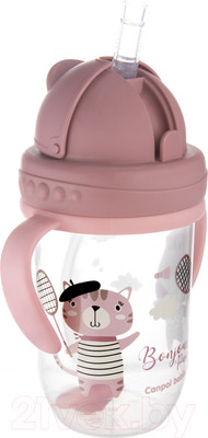 Поильник Canpol Bonjour Paris / 56/607 (270мл, красный)