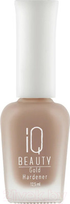 Средство для укрепления ногтей IQ Beauty Gold Hardener Nude С коллоидным золотом (12.5мл)
