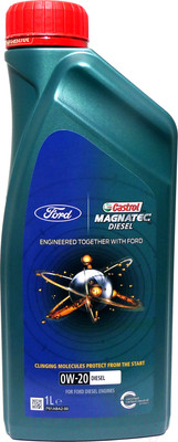 Моторное масло Ford Castrol Magnatec Diesel 0W20 / 15F73D (1л)
