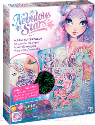 Набор раскрасок Nebulous Stars Волшебная акварель / 11119_NSDA