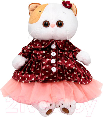 Мягкая игрушка Budi Basa Кошечка Ли-Ли в бархатном жакете и юбочке / LK24-126