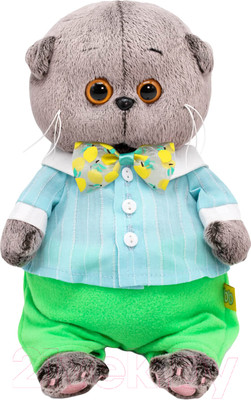 Мягкая игрушка Budi Basa Басик Baby в костюмчике с галстуком-бабочкой / BB-128