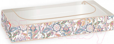 Кофр для хранения Hausmann HM-A-12-7-1 (бежевый/принт)