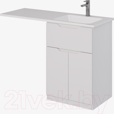 Тумба под умывальник Dreja Vega 60 / 99.0450 (белый глянец)