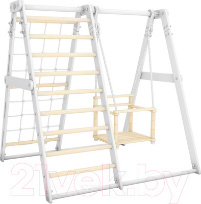 Детский спортивный комплекс Romana DSK / 11.03.20.04 (дерево/белый)