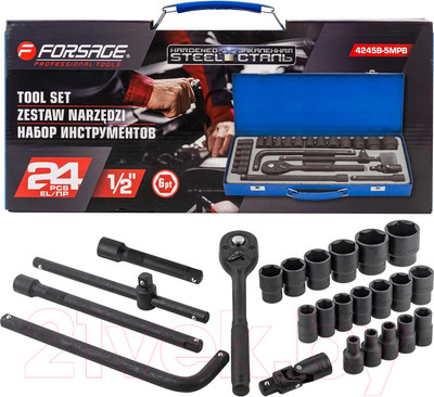 Универсальный набор инструментов Forsage F-4245B-5MPB(57605)
