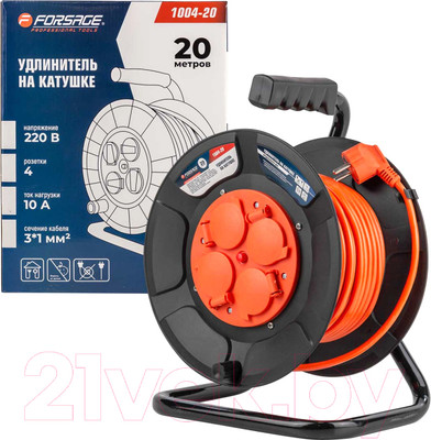 Удлинитель на катушке Forsage F-1604-20(57839) (20м)