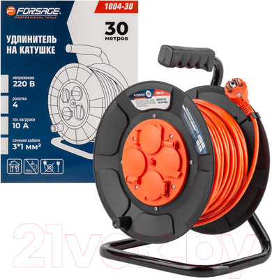 Удлинитель на катушке Forsage F-1004-30(57842) (30м)
