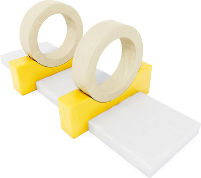 Мягкий комплекс Romana Два колеса / ДМФ-МК-07.89.10 (Pastel)