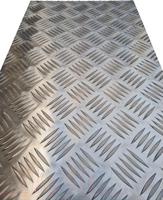 Лист рифленый КТМ-2000 1.5x600x1200 (квинтет, алюминиевый)