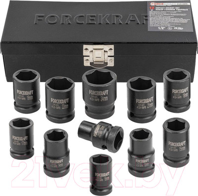 Набор головок слесарных ForceKraft FK-4129-5MPB