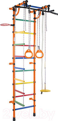 Детский спортивный комплекс Формула здоровья Гамма (оранжевый/радуга)